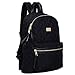 Women Backpack Purse Black Nylon Backpack Small Quilted Rucksack for Woman Girls
