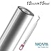 Nicapa HTV Vinyl Gray Roll 12inch x 15feet Iron on Heat Transfer Vinyl Roll Bundle for Silhouette/Brother/Easy to Weed Iron-on Heat Press T Shirts Garments Stencil Vinyl