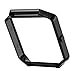 For Fitbit Blaze, TOOPOOT Stainless Steel Replacement Metal Frame For Fitbit Blaze Smart Watch (black)