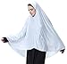 Women's Elegant Modest Muslim Islamic Ramadan Soft Lightweight Jersey Hijab Long Scarf, White, M