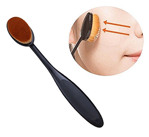 Oneleaf Super Soft 6Pcs Oval Toothbrush Makeup Brushes Set Cream Contour Powder Concealer Foundation Cosmetics Tool - Thumbnail 6