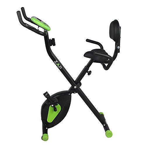ZAAP Fitness Folding X-Bike Recumbent Upright Exercise Bike