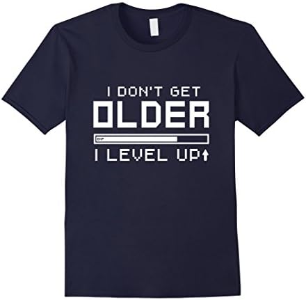Men's I Don't Get Older I Level Up T-shirt XL Navy