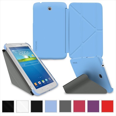 Roocase RC-GALX7-LITE-OG-SS-BL Samsung Galaxy Tab 3 Lite 7.0 Origami 3D Case, Matte Blue