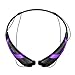 Rymemo Universal Bluetooth 4.1 Music Stereo Sports Headset Headphone for Smartphone - Purple/Black
