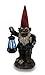 Walking Fred Zombie Gnome Solar Lantern Statue 17 in.