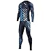 Hayabusa Special Edition Compression Pants, Blue (Medium)