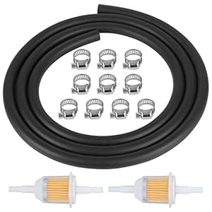 WiMas 5/16 inch benzineslang kit, motorfiets brandstoffilter slang kit, 2 meter diameter 8 mm brandstofleiding + 2 stuks…