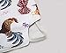 Seidens Chicken Saddle Set: 5 Cute Durable Cotton, Easy Elastic-Strap-On Aprons for Medium Sized Poultry in Hen-Themed Patterns with Bows and Frills,Red
