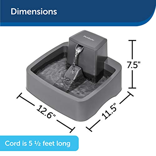 PetSafe Drinkwell 1 Gallon Pet Fountain For Cats, Small to Medium