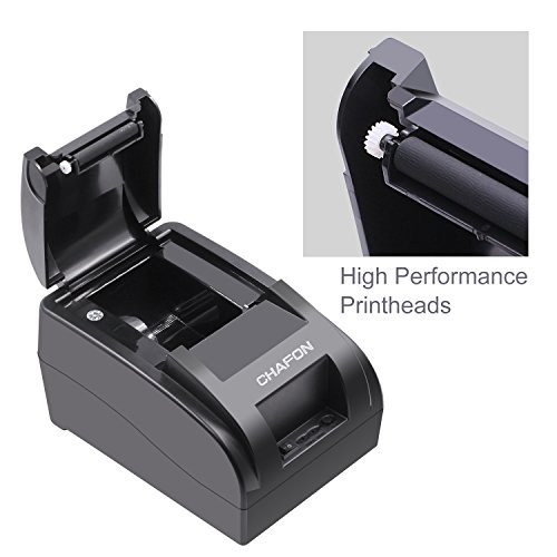 58MM USB Thermal Receipt Printer, Chafon Portable Printer High Speed Printing Compatible with ESC/POS Print Commands Set for Retail Store, Small Business, Restaurant, Canteen and More