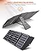 MOOLSUN Solar Charger 28W Portable Sunpower PU Solar Panel Charger with 3 USB Output Ports Waterproof Foldable Camping Travel Charger for Tablet Ipad iPhone and More