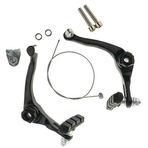 DYNWAVE Bike Parts Aluminium Alloy BMX U-Brake Caliper Replacement Bicycle Cycling Accessories – Black, as described