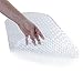 SlipX Solutions Clear Bubble Bath Mat (15 x 35 Inch, Extra Long Coverage, Oval Shape, Machine Washable)