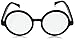zeroUV Vintage Inspired Eyewear Round Circle Clear Lens Glasses Eyeglasses (Black)