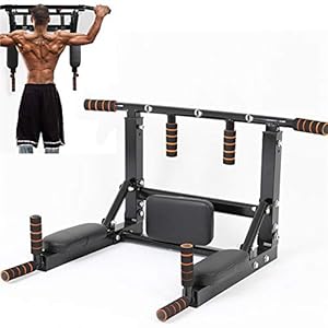 Sinbide Fitness optrekstang voor aan de muur, pull-up bar, trekstang, training en weerstand, multifunctionele workout…