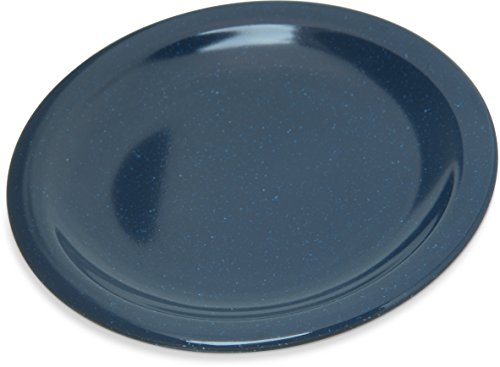 Carlisle 4350535 Dallas Ware Melamine Bread and Butter Plate, 0.66 x 5.58", Cafe Blue (Case of 48)