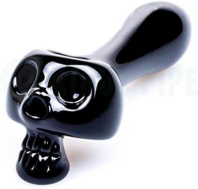 ALIDIDIA-Pipe 4 Inch Hand-Made Skull Design Glass