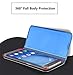 Galaxy Note 5 Case,Shinetop Smart Clear View Window Electroplate Plating Stand PC Mirror Flip Folio Case Cover Ultra Slim Thin Full Body Protective Case for Samsung Galaxy Note 5 with Kickstand-Black