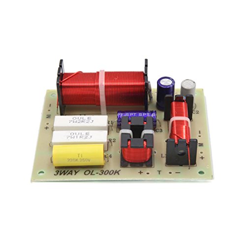 uxcell 2Pcs 180W 3 Way Audio Speaker Frequency Divider Aplifier Crossover Filters Board