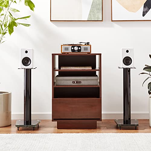 TransDeco Speaker Stands, 24", Black Pricepulse