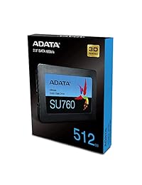 ADATA SU760 512GB 3D NAND 2.5 Inch SATA III Internal SSD (ASU760SS-512GT-C)