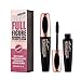 Ginkago 4D Silk Fiber Eyelash Mascara Extension Makeup Black Waterproof Kit Eye Lashes