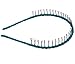 STHUAHE Unisex Multicolor Metal Teeth Comb Hair Hoop Hairband Headband Hair Accessories by Beauty hair (8 Color)