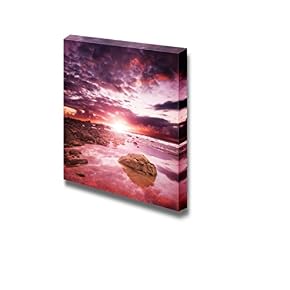 Beautiful Scenery Seascape Sunset Over The Coast Wall Decor