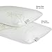 Hotel Comfort Premium Adjustable Memory Foam Pillow Ultra-Soft Bamboo Cover - King Size Set of 2