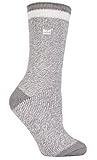Heat Holders Women's Thermal Stripe Socks Size 5-9 US (Greystoke)
