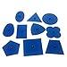 QLL Baby Toys Montessori Materials Professional Quality Metal Insets Set/10 Early Childhood Education Preschool Geometrical Shapes