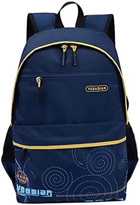 Large Space Decompressive Light Backpack for School Bookbag Boys Blue