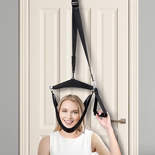 Neck Cervical Traction Device Portable Over Door, Hammock for Neck