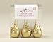 Kate Aspen, Gold Apple and Pear Place Card Holder (Set of 6), perfect for Party Favors & Party Decors, Wedding favors, Holiday Party Decor