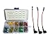 KOLACEN Automotive Car Truck Low-Profile Mini Blade Type Fuse Assorted Kit 81 Pieces + 3 Pieces 16 Gauge Add-a-Circuit Low Profile Mini Fuse TAP Adapter