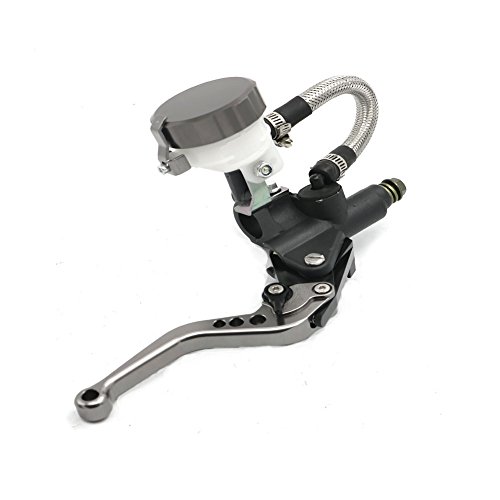 Motorcycle 7/8" Clutch Hydraulic Brake Levers Master Cylinder Oil Fluid Reservoir for Honda CB1000R 08-12 VFR750 91-97 VFR800 98-12 CBF1000 06-09
