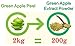 ARIO 100% Organic Green Apple Extract Powder 90g (3.17oz / 90 servings) | Poland | 10:1 Concentration