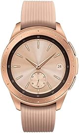 Samsung Galaxy Watch 42mm Rose Gold Bluetooth Smartwatch SM-R810 Renewed iOS view 3