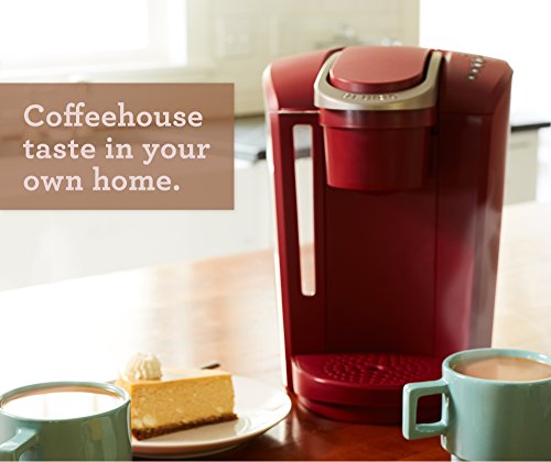 Keurig K-Select Single-Serve K-Cup Pod Coffee Maker with 12oz Brew Size, Strength Control, Vintage Red