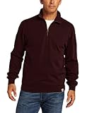 Carhartt Men 's Knit quarter-zip relaxed-fit Pullover,Port,X-Large