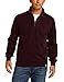 Carhartt Men 's Knit quarter-zip relaxed-fit Pullover,Port,X-Large