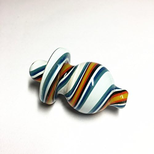 Andey Twist Flower Glass Hover Cap Double Hole on Top