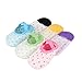 YOHOOLYO Baby Socks 6 Pairs Anti Skid Slip Socks Grip Socks for Toddlers 10-36 Months Toddler and Infants Girl Multicolor
