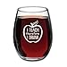 I Teach Therefore I Drink - Funny Stemless Wine Glass 15 oz - Gift for Teacher or Professor - Great Gift for Teacher Appreciation