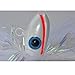 Blue Water Candy - Rock Fish Candy 24 oz & 6 oz Mojo Lures Loaded with 9-Inch Swimbait Shad Bodies Tandem Parachute Rigged & Ready (White)