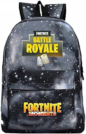 Battle Royale Children's Backpack Rucksack (47x31x18cm, Grey Galaxy)