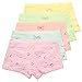 BOOPH Girls Underwear Panties 5 Pack Cotton Kids Boyshort 4-5T Flower