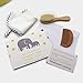 Baby Bath Essentials by Rose & Remy - Bamboo Hooded Towel & Washcloth Gift Set - Unique Baby Shower Registry Present for Newborn Boys or Girls! Bonus Wooden Baby Brush & Comb Included!