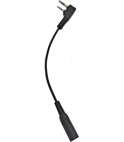 Adaptateur Casque Talkie-Walkie Port K Vers U-174/U – Extension 30 Cm Pour Hélicoptère Aviation, Compatible Kenwood & Baofeng